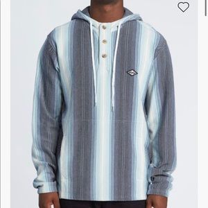 Billabong Baja hooded pullover sz L NWT
